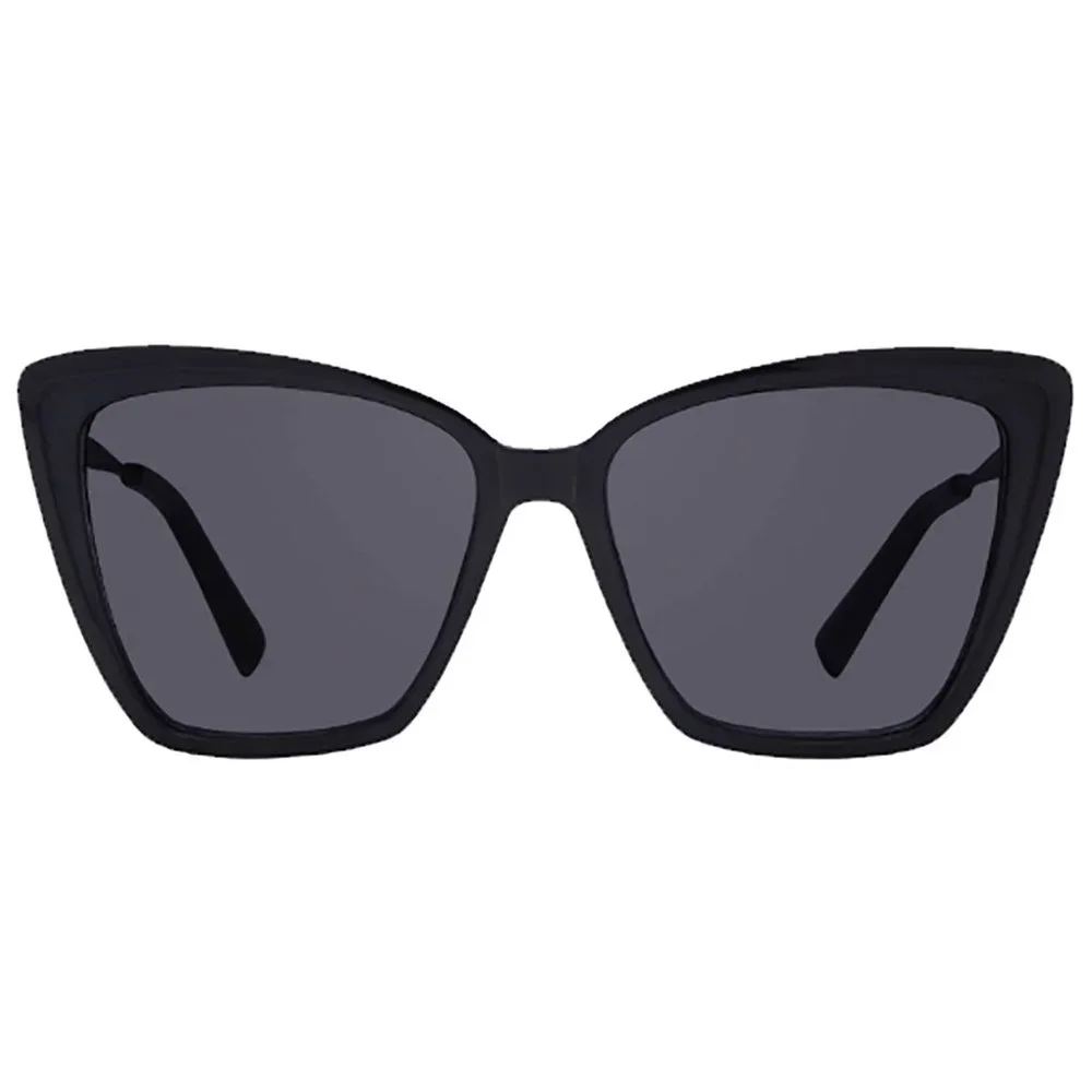 Becky II Polarized Sunglasses in Black/Dark Smoke - Picture 2 of 3